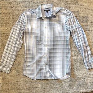 Banana Republic Blue and White Dress Shirt